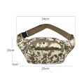 2022 Wholesale Custom Outdoor Hiking Travelling Sporting Running Fanny Pack Chest Bags Tactical Camouflage Waist Bags